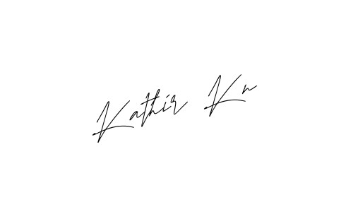 Kathir Kn name signature